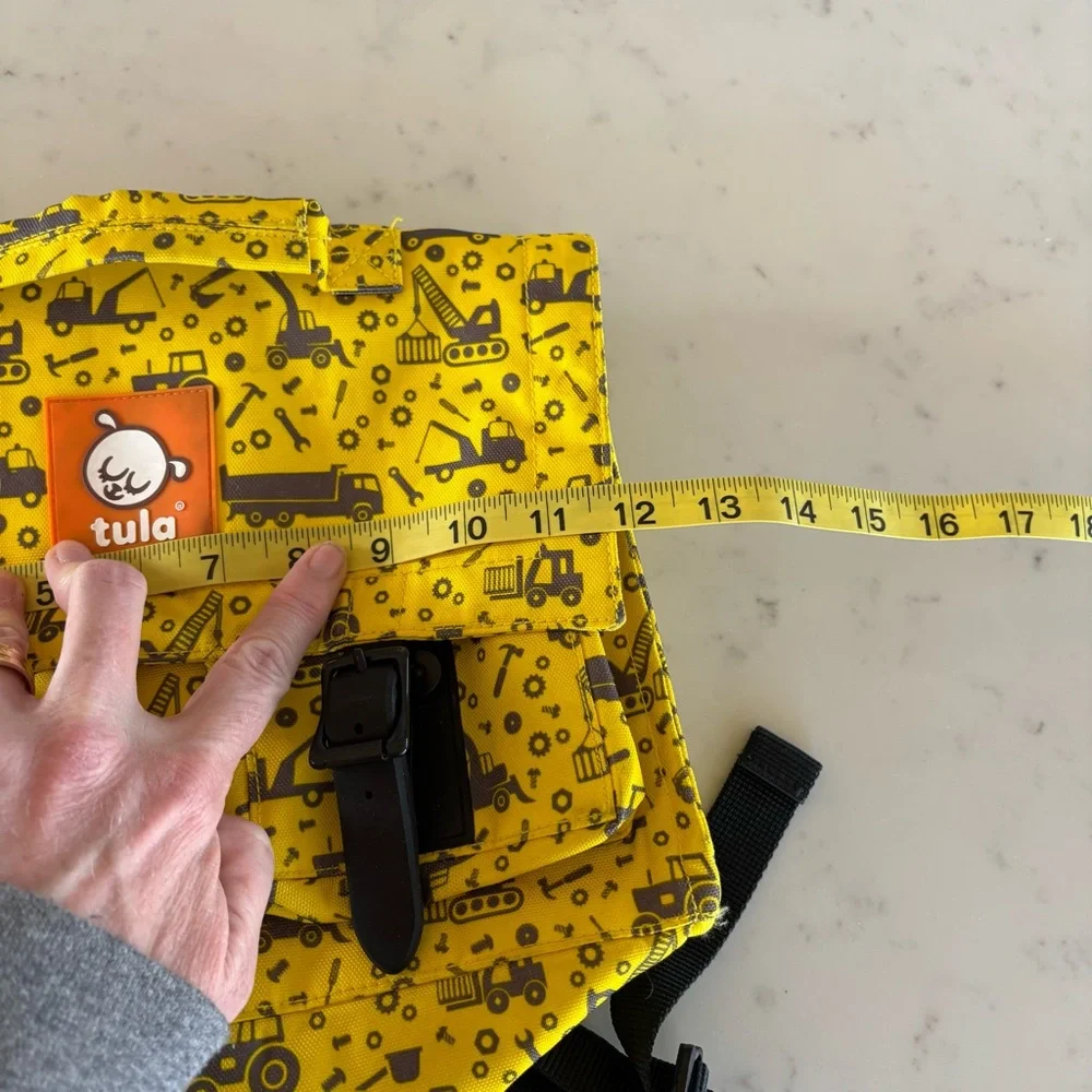 Tula Yellow Construction Themed Backpack‎